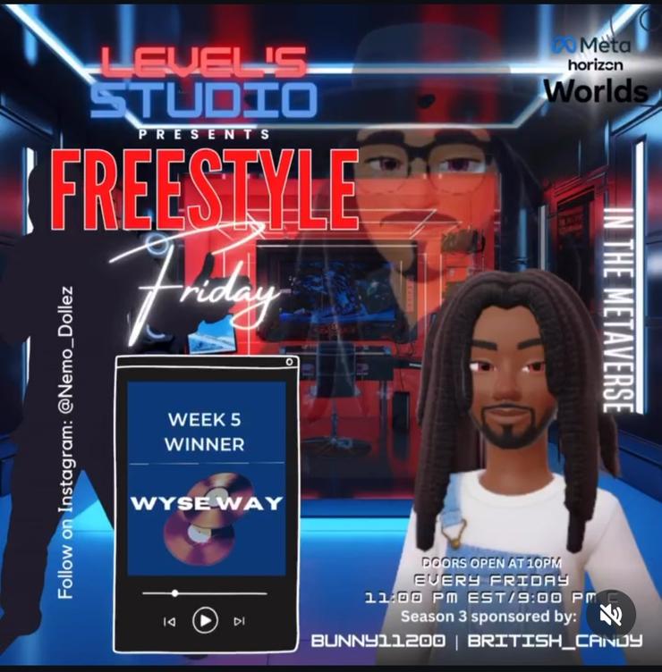 Freestyle Friday - WYSE WAY Season 3 Week 3 Winner Levels Studio